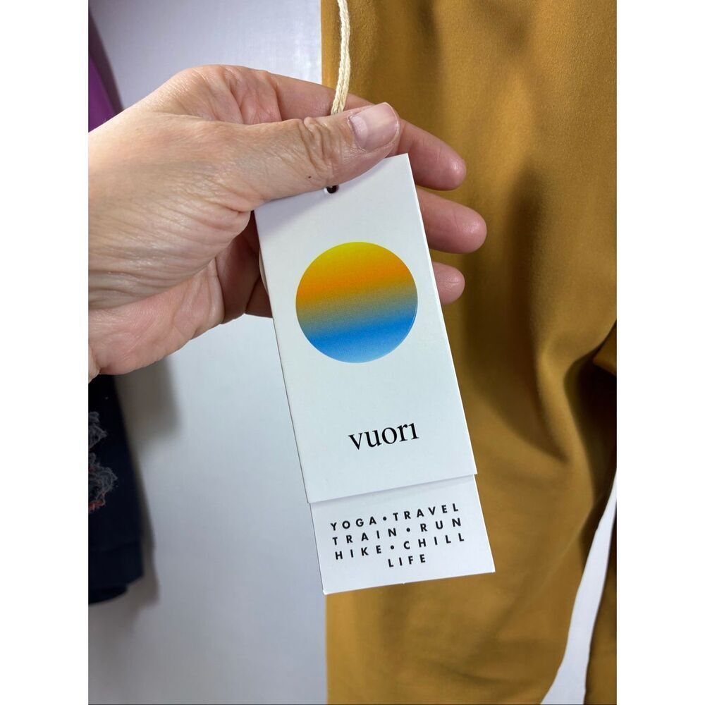 Vuori NWT Rib Studio Legging in Dark Golden Size XS - Picture 6 of 8